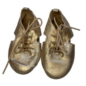 Gold Zara shoes toddler
